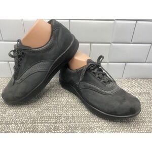 SAS Womens Shoes Sz 10 M Oxford‎ Sneaker Style Black Suede Leather Comfort S5